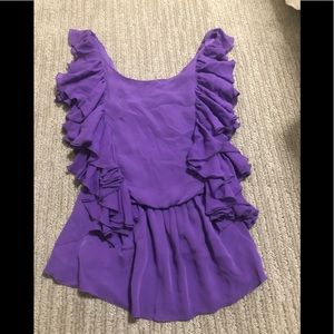 Alice and Olivia purple top